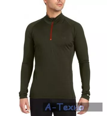 Термофутболка Icebreaker BF 200 Mondo Zip MEN cargo XL (IBE 159 G80 XL) - Фото 1