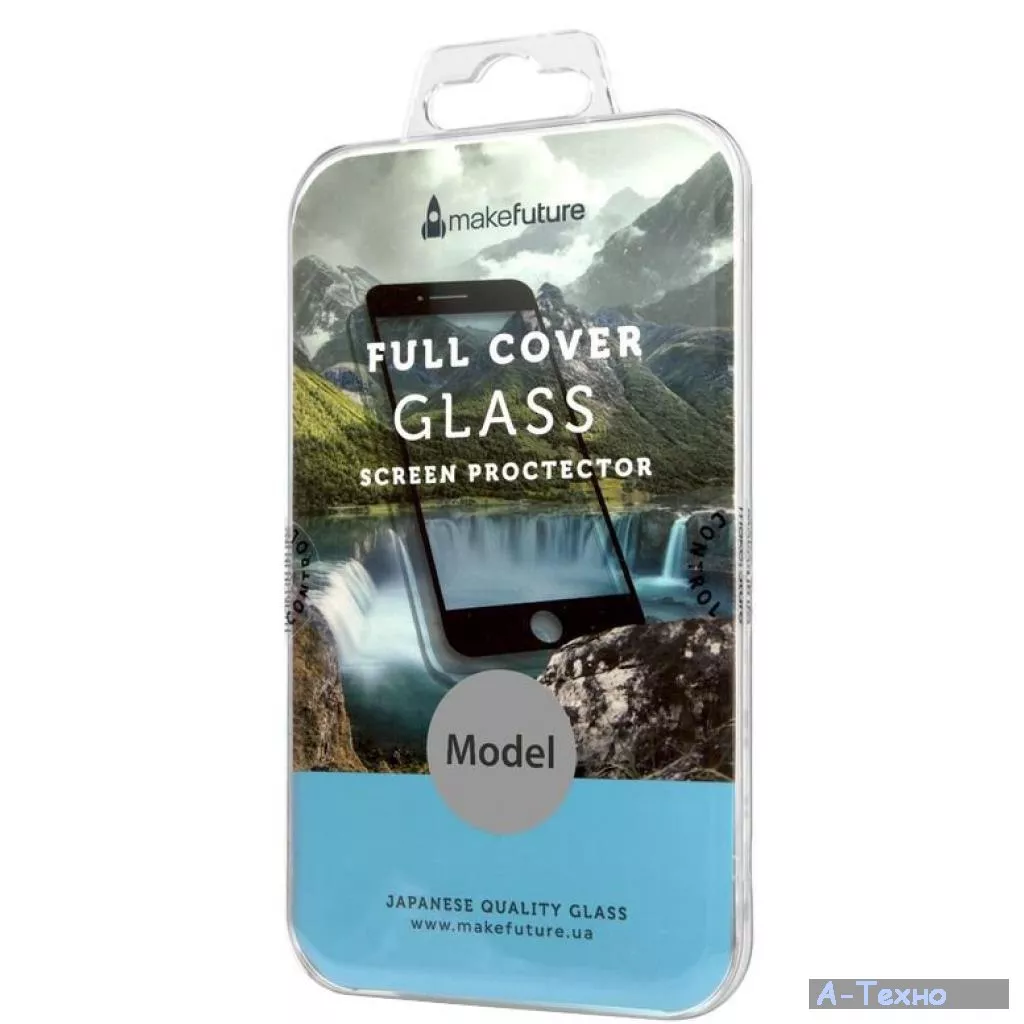 Стекло защитное MakeFuture для Meizu Pro 7 White Full Cover (MGFC-MP7W) - Фото 1