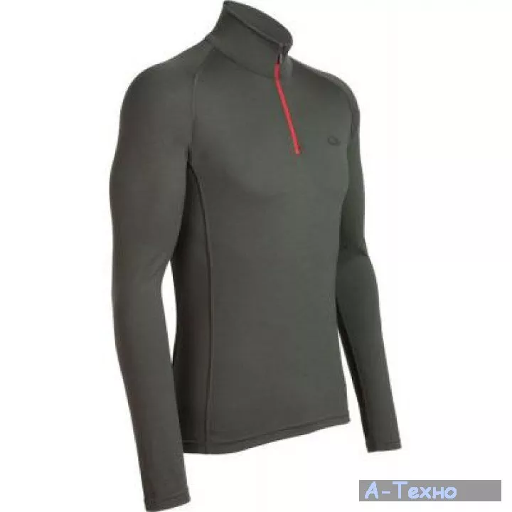 Термофутболка Icebreaker BF 200 Mondo Zip MEN cargo XXL (IBE 159 G80 XXL) - Фото 1