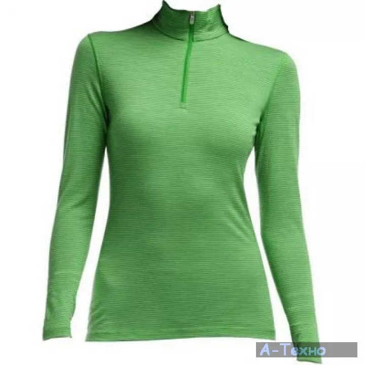Термокофта Icebreaker BF 200 Oasis LS Half Zip Stripe WMN frond S (101 504 301 S) - Фото 1