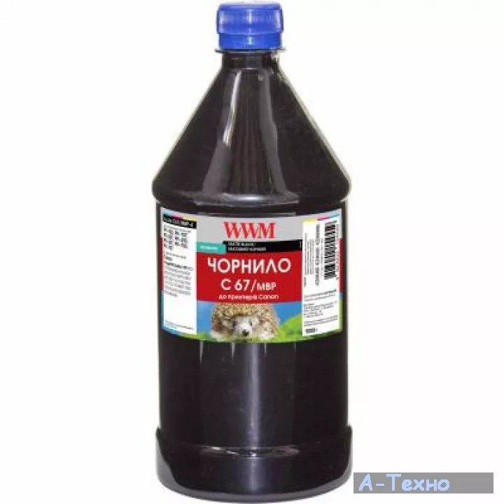 Чернила WWM Canon IPF-107MBk 1000г Matte Black Pigmented (C67/MBP-4) - Фото 1