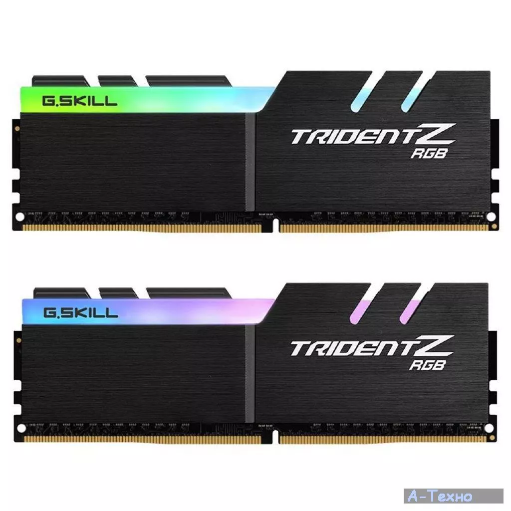 Модуль памяти для компьютера DDR4 16GB (2x8GB) 3000 MHz Trident Z RGB G.Skill (F4-3000C14D-16GTZR) - Фото 1