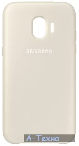 Чехол Samsung для Galaxy J2 2018 (J250) Dual Layer Cover Gold - Фото 9