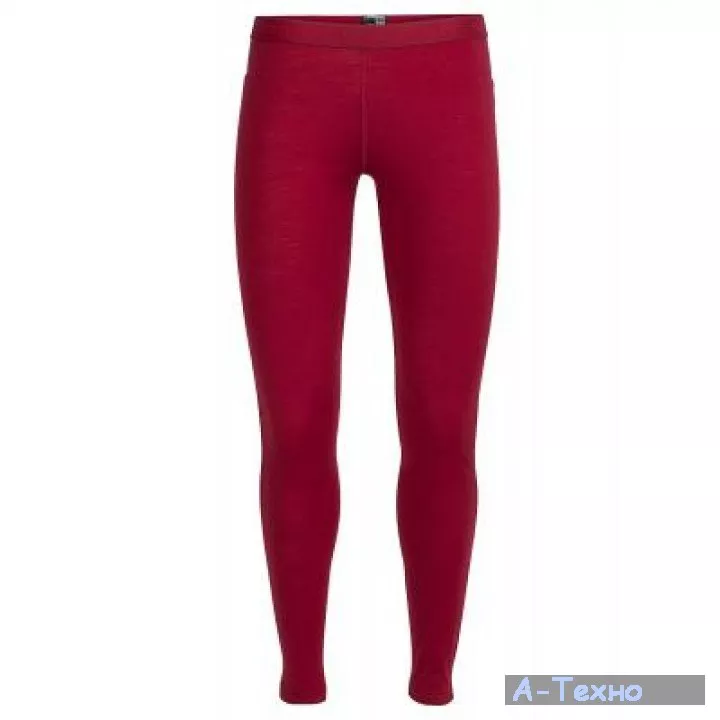 Термоштаны Icebreaker BF 200 Oasis Leggings WMN oxblood S (100 521 602 S) - Фото 1