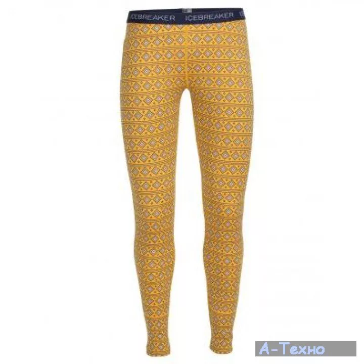 Термоштаны Icebreaker Oasis Leggings WMN align bolt/snow L (103 482 701 L) - Фото 1