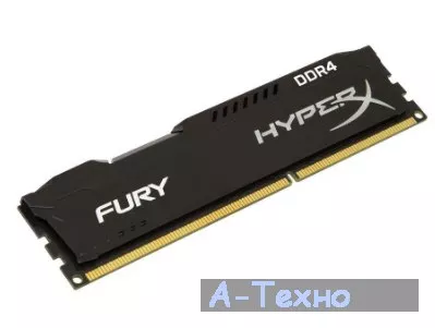 Модуль памяти для компьютера DDR4 16GB 3200 MHz HyperX FURY Black Kingston (HX432C18FB/16) - Фото 1