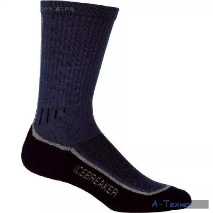 Термоноски Icebreaker Hike Lite Crew MEN atlantic/silver/ink S (IBN 318 B21 S) - Фото 1