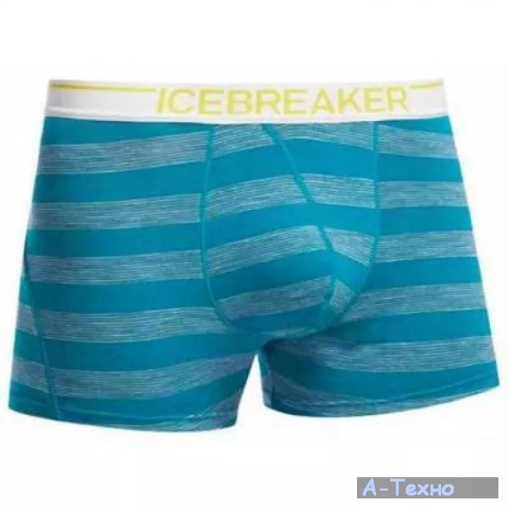 Термотрусы Icebreaker BF 150 Anatomica Boxes MEN stripe alpine/metro L (102 914 401 L) - Фото 1