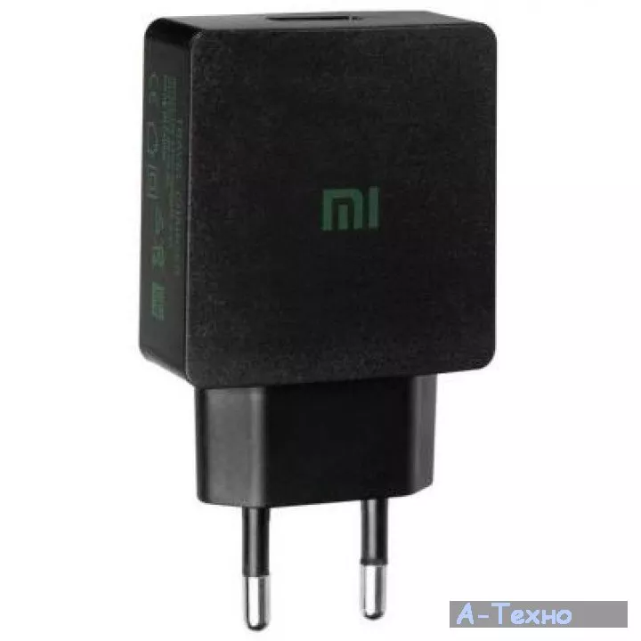 Зарядное устройство Xiaomi 2A + cable Type C black (59339) - Фото 1