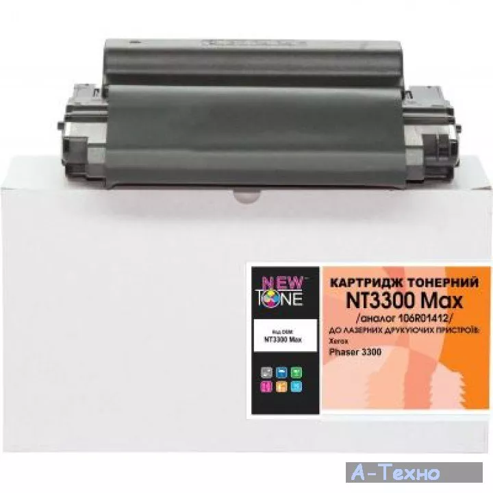 Картридж NewTone для Xerox Phaser 3300 аналог 106R01412 Black (NT3300 Max) - Фото 1