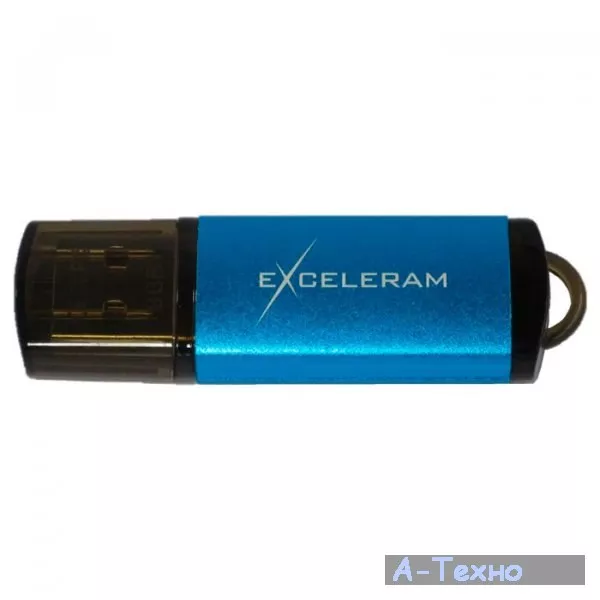 USB флеш накопитель eXceleram 16GB A3 Series Blue USB 3.1 Gen 1 (EXA3U3BL16) - Фото 1