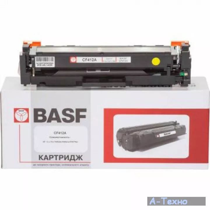 Картридж BASF для HP LJ Pro M452dn/M452nw/M477fdn Yellow (KT-CF412A) - Фото 1