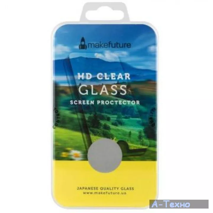 Стекло защитное MakeFuture для Apple iPhone 6 Plus Metal Edge Black (MG-AI6PMEB) - Фото 1