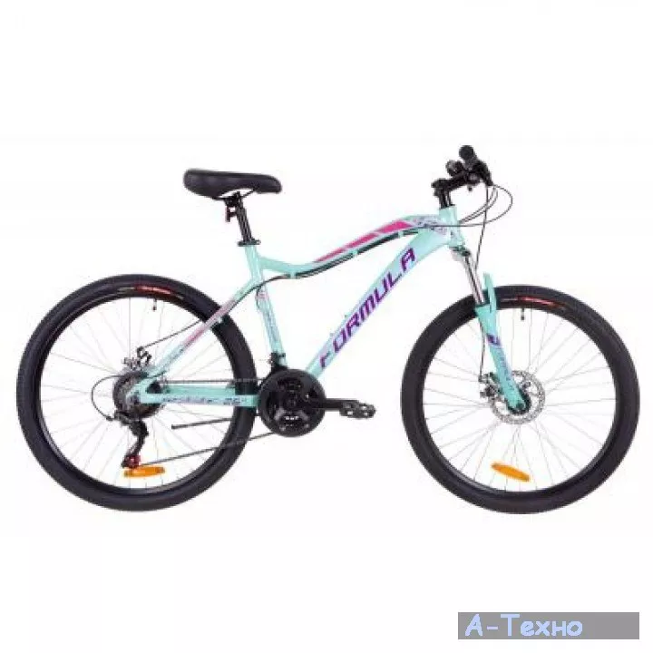 Велосипед Formula 26" MYSTIQUE 1.0 2019 AM 14G DD рама-16" Al бирюзовый (OPS-FR-26-257) - Фото 1