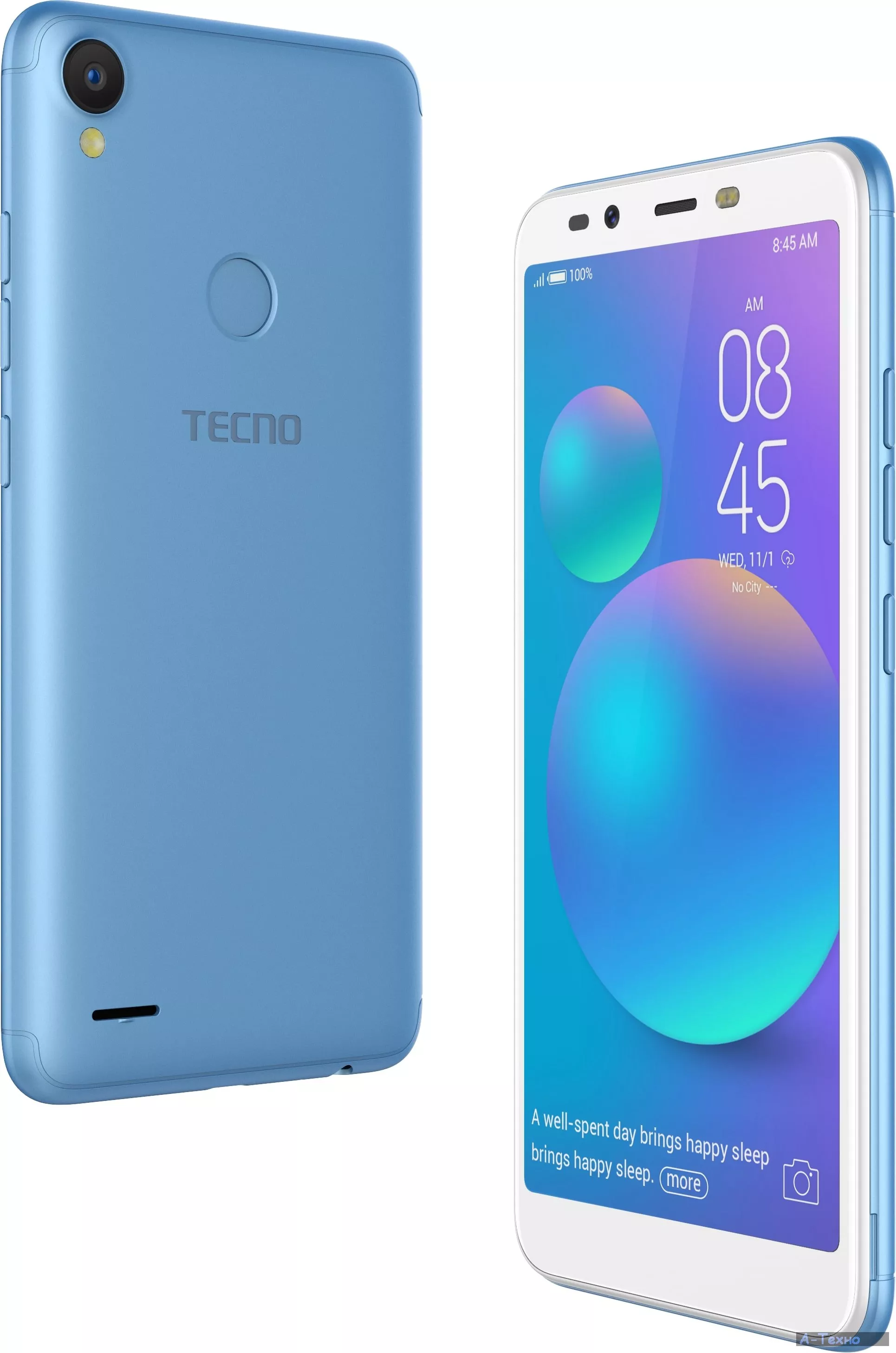 Смартфон TECNO POP 1s pro (F4 pro) DS City Blue - Фото 1