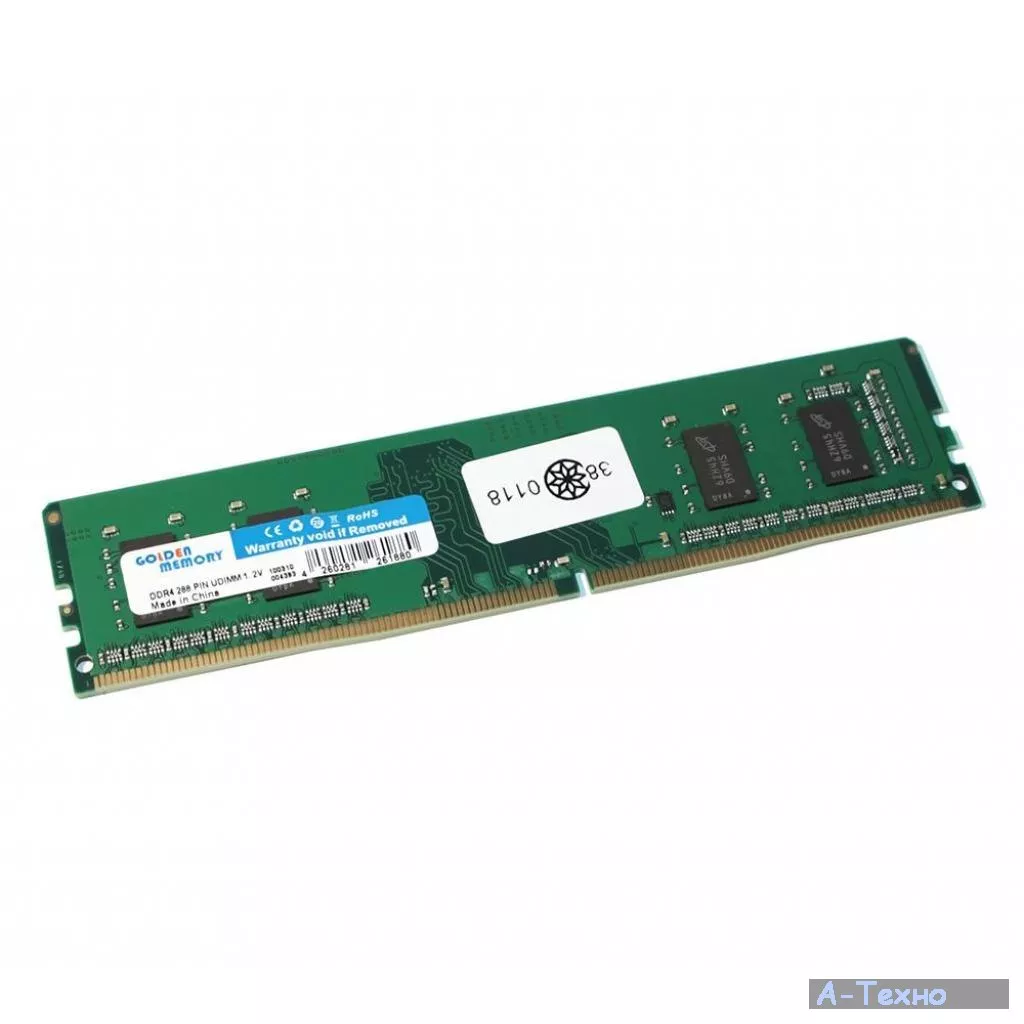 Модуль памяти для компьютера DDR3L 4GB 1600 MHz Golden Memory (GM16LN11/4) - Фото 1
