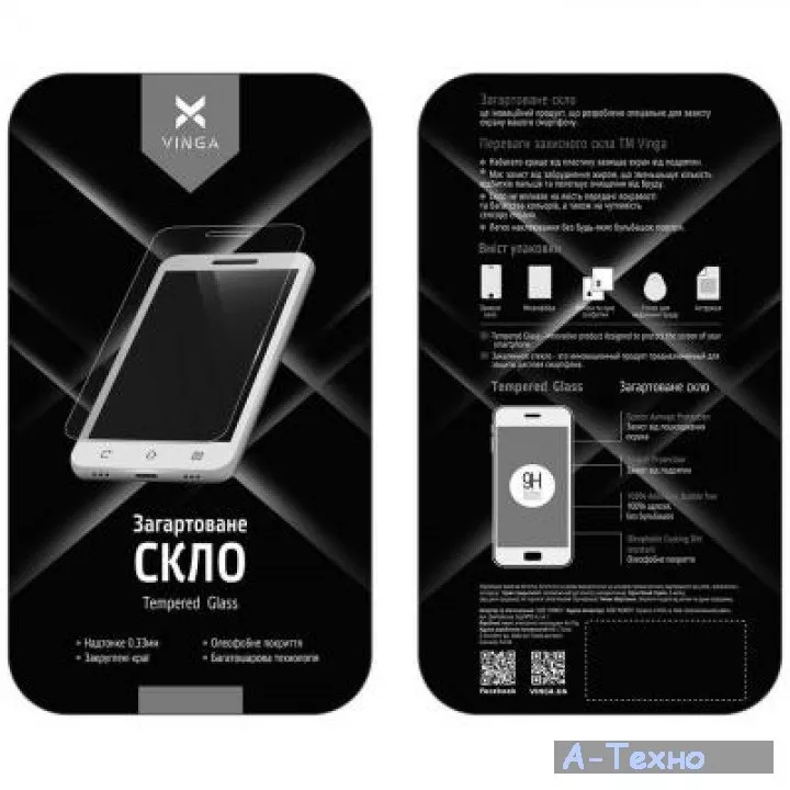 Стекло защитное Vinga для Samsung Galaxy A8 Plus (2018) A730 (VTPGS-A730) - Фото 1