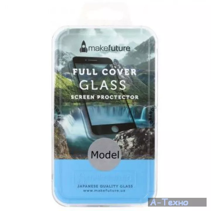 Стекло защитное MakeFuture для Samsung A6 Plus 2018 Black Full Cover (MGFC-SA618PB) - Фото 1