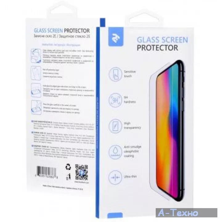 Стекло защитное 2E для Honor V10 2.5DBlack border Full Glue (2E-TGHO-V10-25D-BB) - Фото 1
