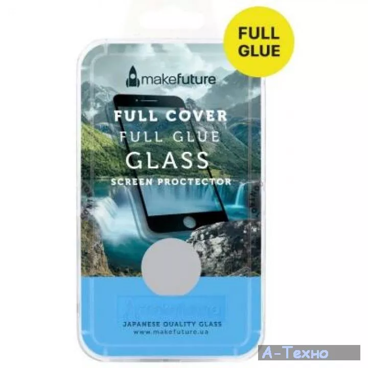 Стекло защитное MakeFuture для Meizu M6 Note Black Full Cover Full Glue (MGFCFG-MM6NB) - Фото 1