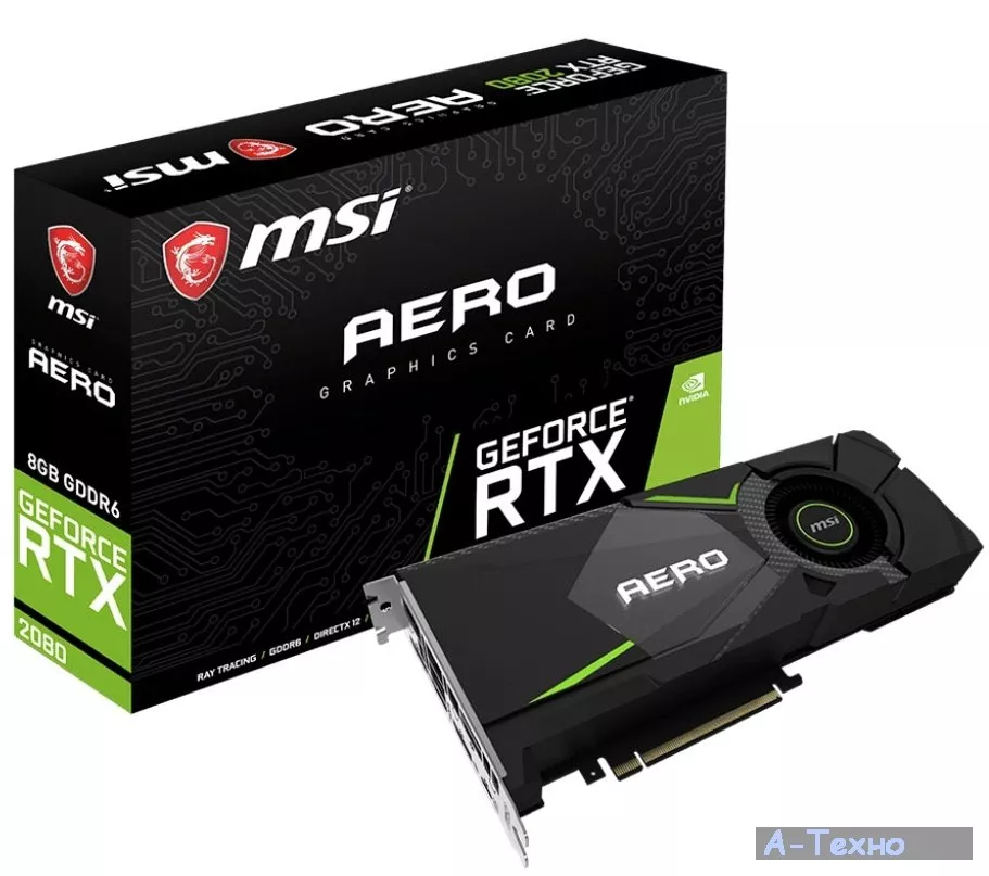 Видеокарта MSI GeForce RTX2080 8GB GDDR6 AERO (GF_RTX2080_AERO_8G) - Фото 6
