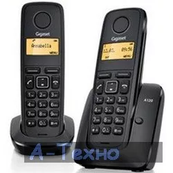 Телефон DECT Gigaset A120 DUO Black (L36852H2401S301) - Фото 1