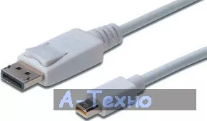 Кабель мультимедийный miniDisplayPort to DisplayPort 3.0m DIGITUS (AK-340102-030-W) - Фото 1