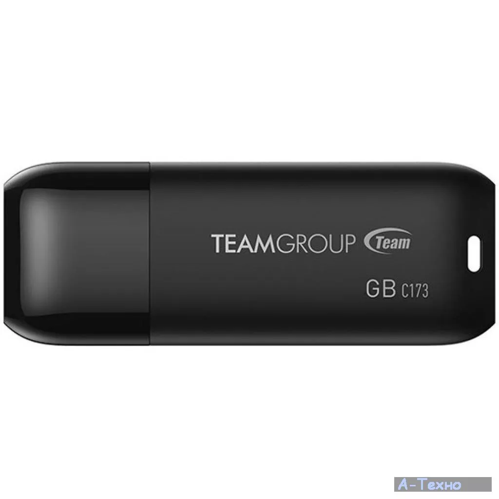 USB флеш накопитель Team 32GB C173 Pearl Black USB 2.0 (TC17332GB01) - Фото 1