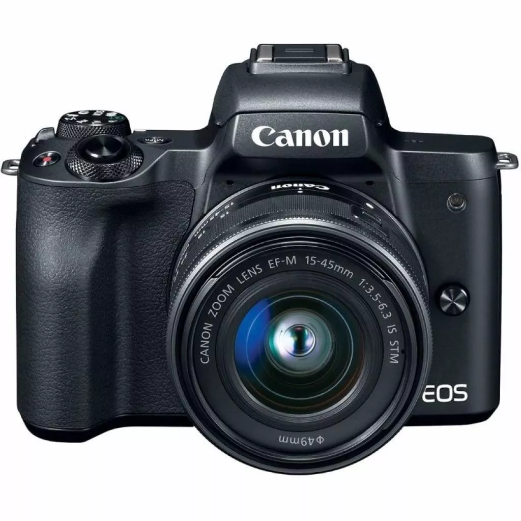 Цифровой фотоаппарат Canon EOS M50 + 15-45 IS STM + 22 STM Double Kit Black (2680C055) - Фото 11