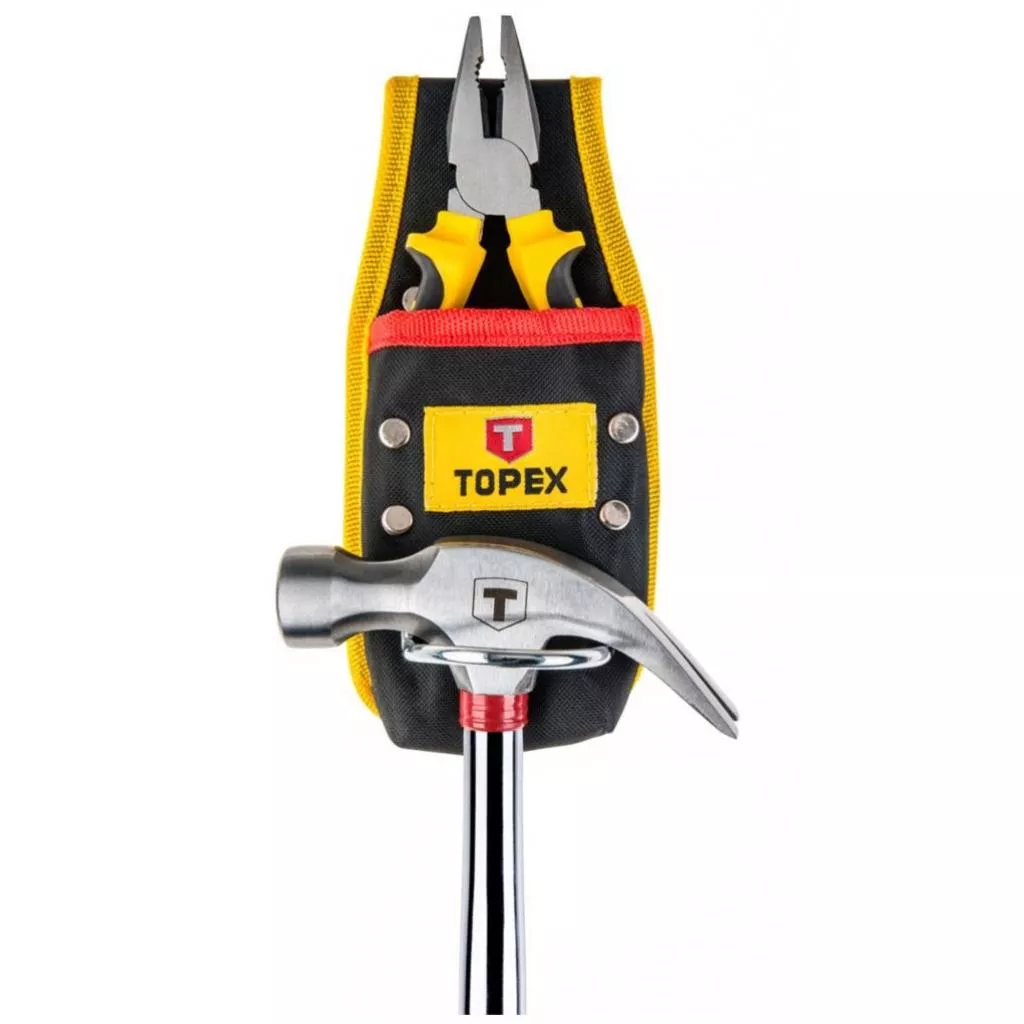 Сумка для инструмента Topex карман для інструменту з петлею для молотка (79R420) - Фото 2