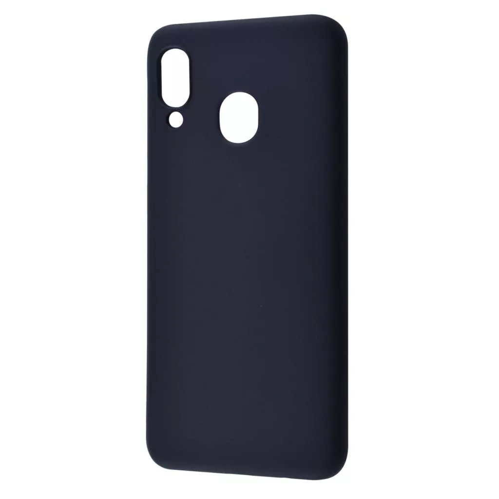 Чехол для моб. телефона WAVE Colorful Case (TPU) Samsung Galaxy A20/A30 black (23622/black) - Фото 1