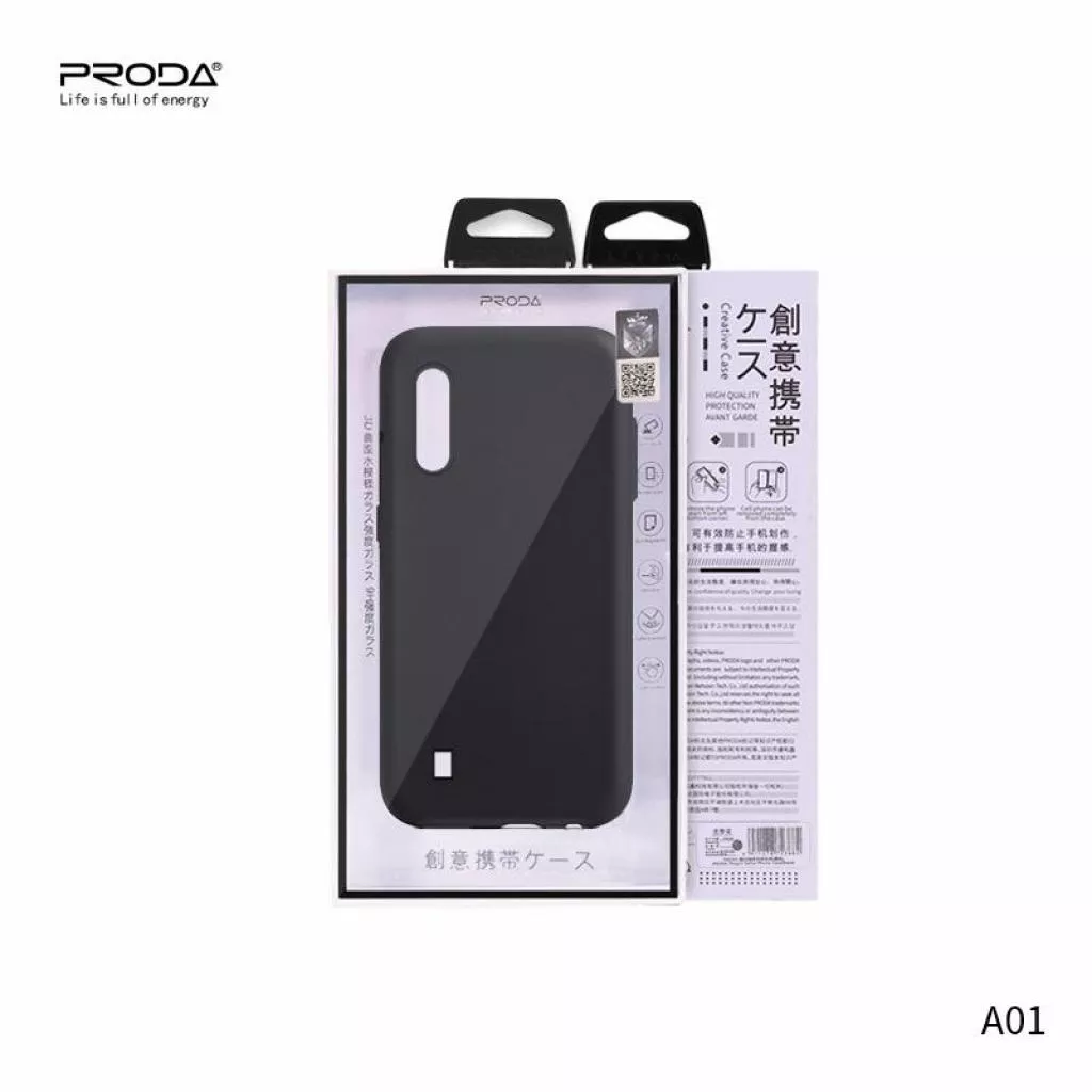 Чехол для моб. телефона Proda Soft-Case для Samsung A01 Black (XK-PRD-A01-BK) - Фото 2