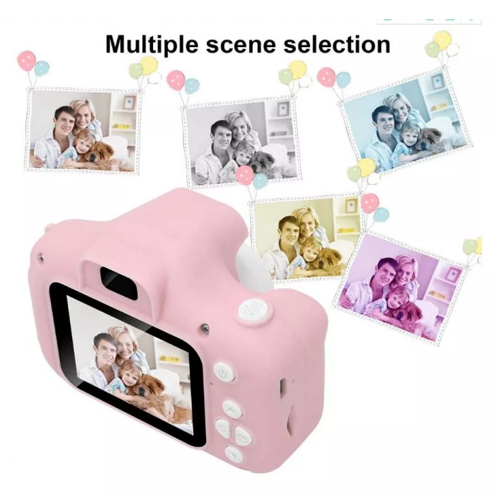 Интерактивная игрушка XoKo Цифровой детский фотоаппарат розовый (KVR-001-PN) - Фото 6