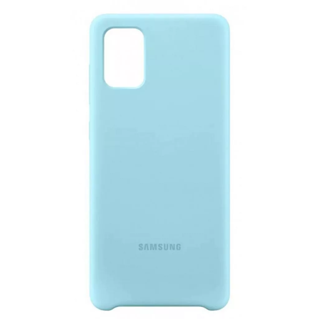 Чехол для моб. телефона Samsung Silicone Cover для Galaxy A71 (A715F) Blue (EF-PA715TLEGRU) - Фото 3