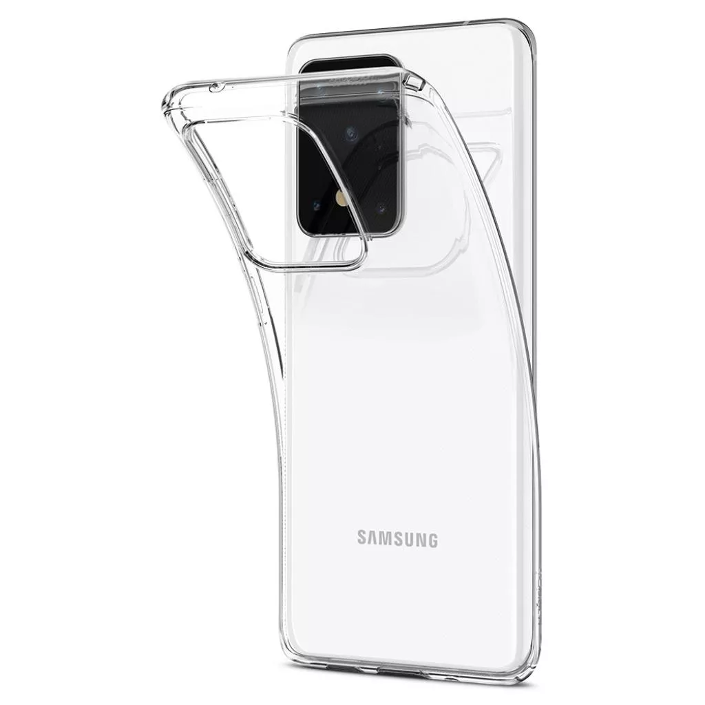 Чехол для моб. телефона Spigen Galaxy S20 Ultra Crystal Flex, Crystal Clear (ACS00745) - Фото 1