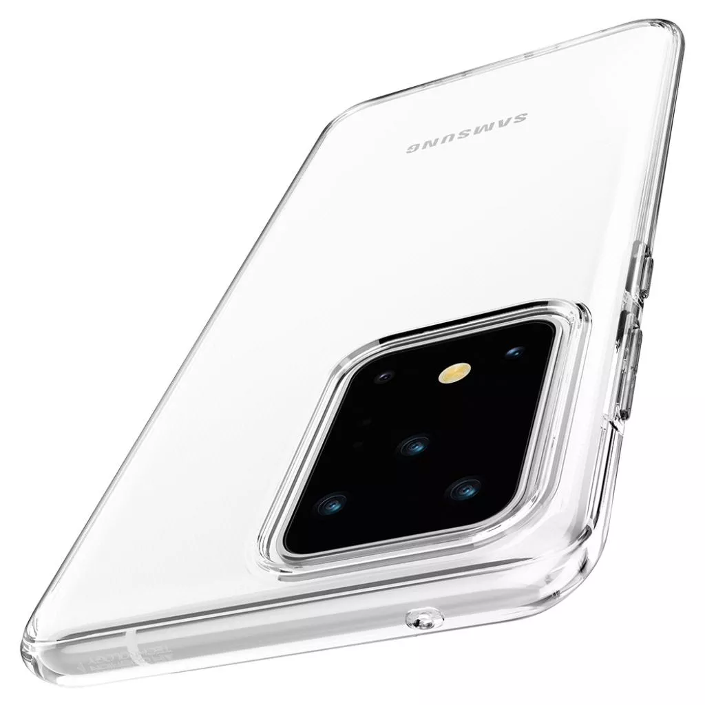 Чехол для моб. телефона Spigen Galaxy S20 Ultra Crystal Flex, Crystal Clear (ACS00745) - Фото 2