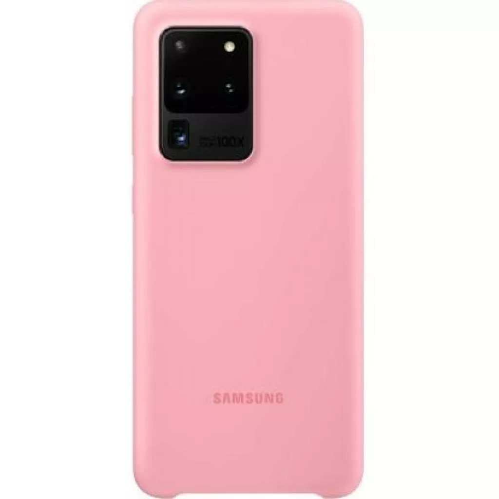 Чехол для моб. телефона Samsung Silicone Cover для Galaxy S20 Ultra (G988) Pink (EF-PG988TPEGRU) - Фото 1