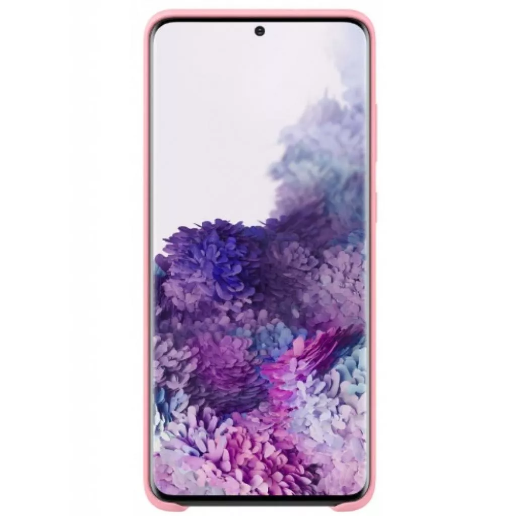 Чехол для моб. телефона Samsung Silicone Cover для смартфону Galaxy S20 (G980) Pink (EF-PG980TPEGRU) - Фото 1