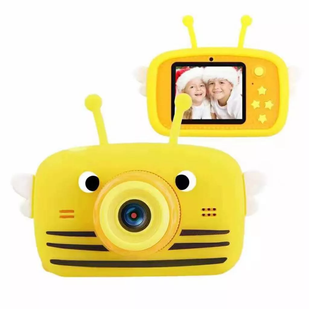 Интерактивная игрушка XoKo Bee Dual Lens Цифровой детский фотоаппарат оранжевый (KVR-100-OR) - Фото 3