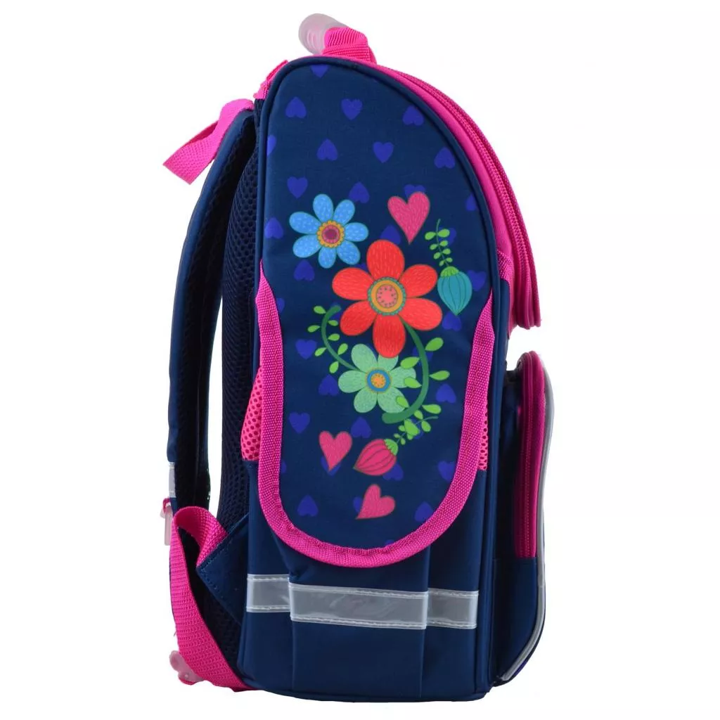 Рюкзак школьный Smart PG-11 PG-11 Flowers blue (554464) - Фото 2